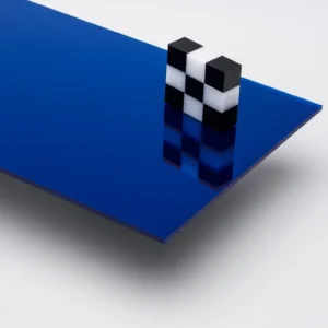 1 mm Mavi Aynalı Pleksi Levha Yapışkanlı 122x244 cm | Blue Ayna Pleksi