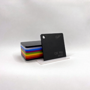3 mm Mat (Satine) Siyah Dökme Pleksi Akrilik Levha